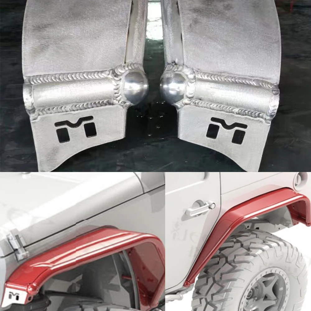 

Aluminum Alloy M design Fender Flares for Jeep for Wrangler JK 2007-2017 J262