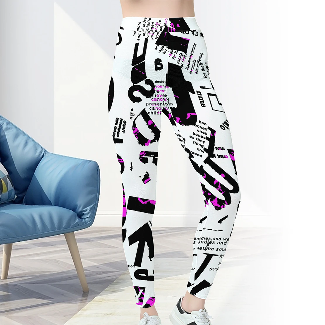 

Fashion and Sports 3D Printing 2023 New Women's Tight Leggings Sexy Cartoon Letter Pushups Yoga Leisure Fitness Thin Quick Pants