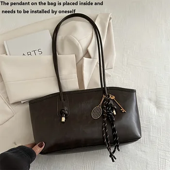 حقيبة كتف نسائية من الجلد الناعم، أسود، أبيض، بني، قهوة، حقيبة حمل قابلة للتحويل، عمل واسعة، سفر، الاستخدام اليومي 4