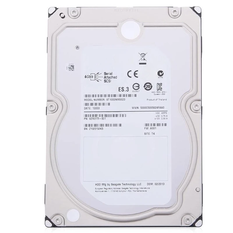 

100% новый в коробке 3 года гарантии ST1000NM0023 1 ТБ SAS нужен больше фото под углом, пожалуйста, свяжитесь со мной