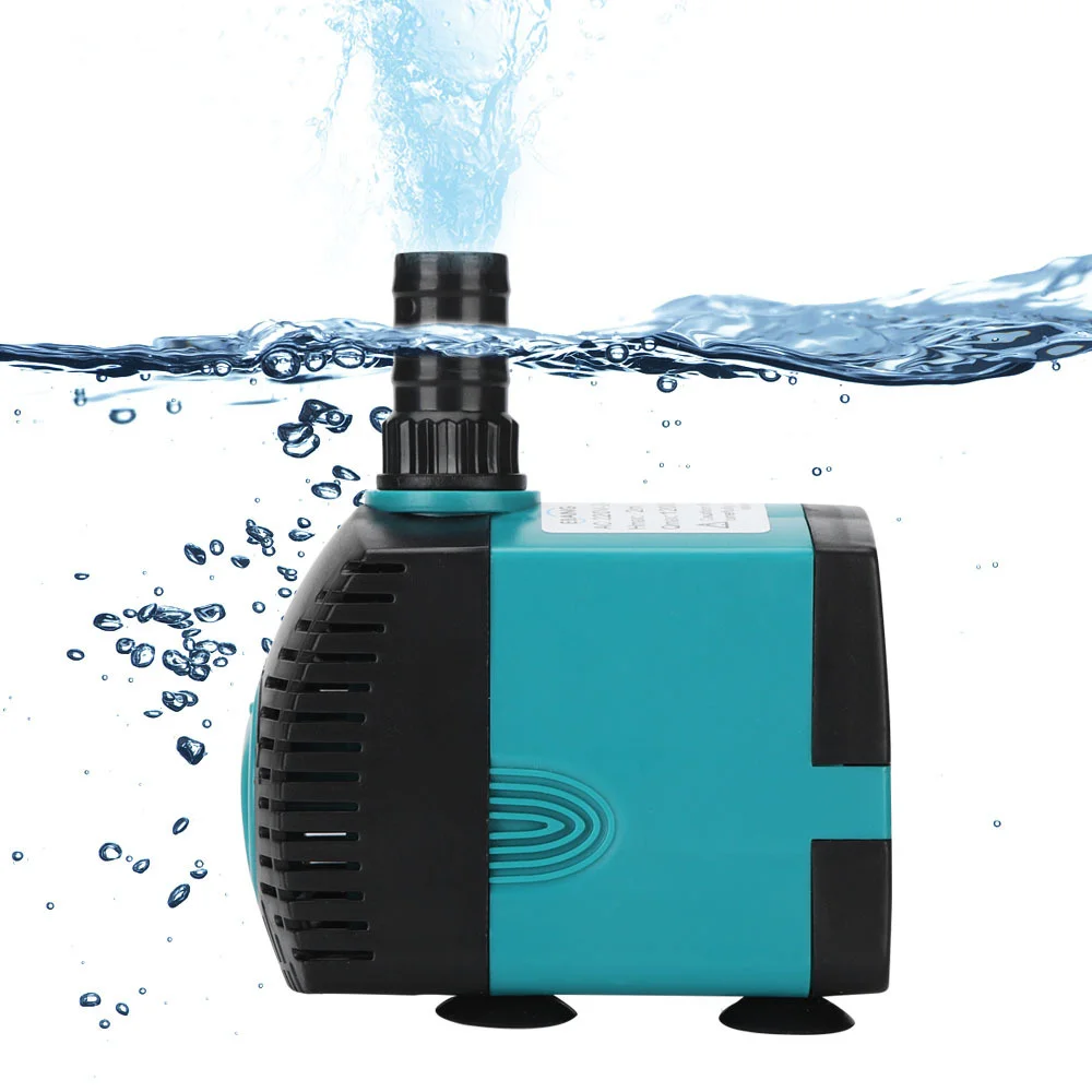 3/10/25/35/60W Submersible Water Fountain Pump Filter Ultra-Quiet Water Pump For Aquarium Garden Fountains Fish And Aquatic Tank