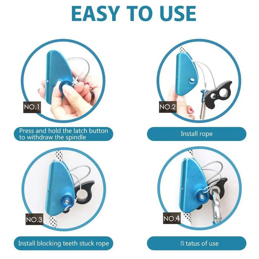 Rock Climbing Ascender Heavy Duty Rock Climbing Ascender Rope Grab For Rock Climbing Mountaineering Tree Arborist Expedition