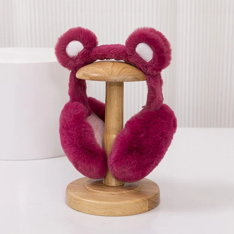 Kid Collapsible Solid Earmuffs Girl Velvet Ear Soft Muffs Winter Warm Child Outside Warm windproof Ear Shield Accessories