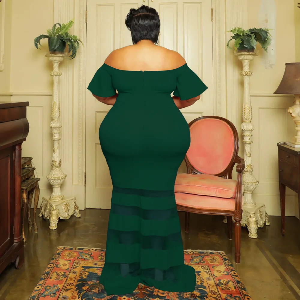 Рисунок 5 - Женское блестящее платье с открытыми плечами