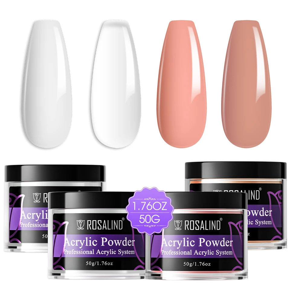 ROSALIND 4 Piece Acrylic Nail Powder Set