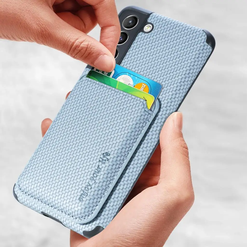 Magnetic Magsafe Wallet Card Holder with Wireless Charging Capability