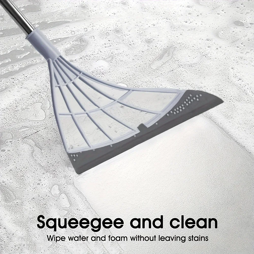Environmentally Friendly Magic Silicone Lazy Broom Cleaning Floor Wipers Multifunctional Durable Cleaner rubber broom