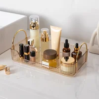 Elegant Makeup Storage Box for Bathroom, Toilet and Dressing Table Makeup pouch Brush holder makeup Makeup brushes holder Mirror 1