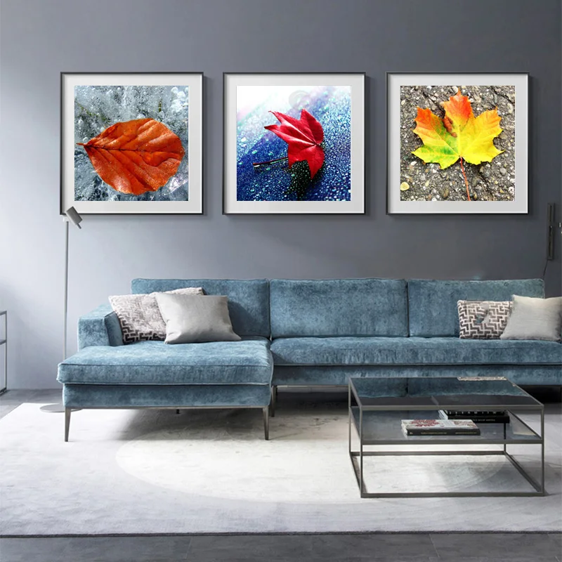 

Room Bedroom Decorative Painting Posters Canvas Printing Painting Red Tree Leaf Picture Decoration Home Living Room Art Wall
