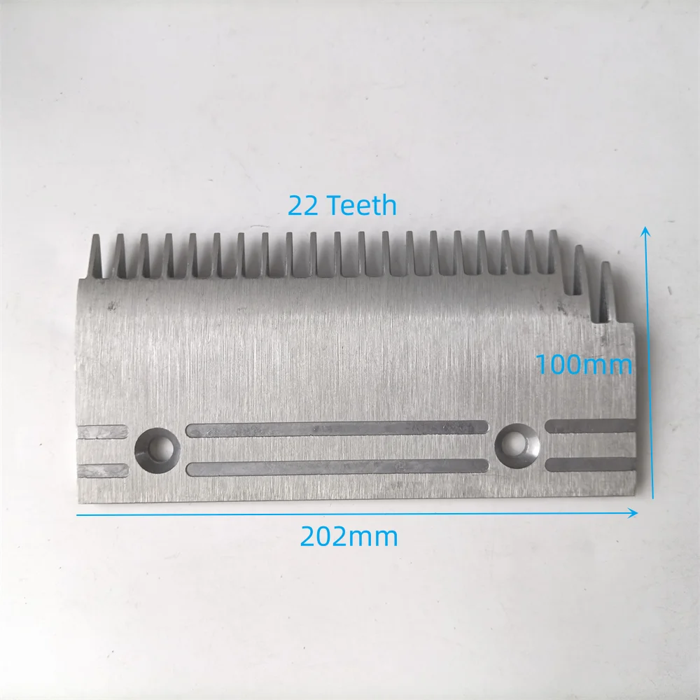 FPB0103-001 Escalator Aluminum Step Comb Plate 22T Use for Fujitec Escalator Combplate