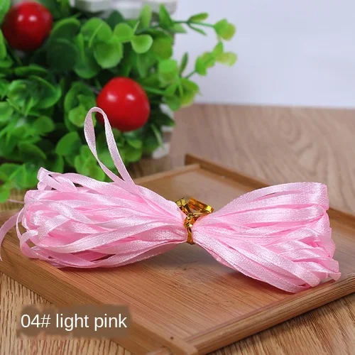 White Silk Satin Ribbon for Gift Wrapping and DIY Crafts - 1/8 (3mm), Ideal for Celebrations and Decorations