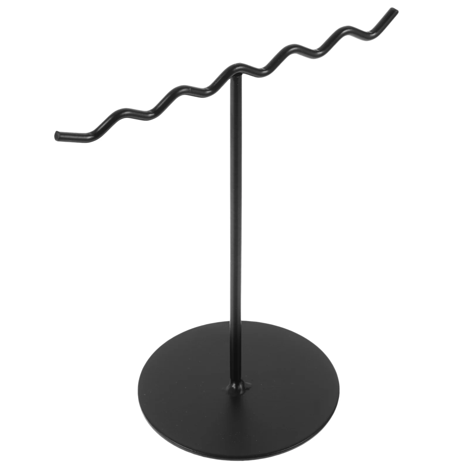 

T Shape Metal Earrings Display Holder Stand Jewelry Storage Rack T-Bar Necklace Tree Organizer Tabletop Bracelet Hanging Tower