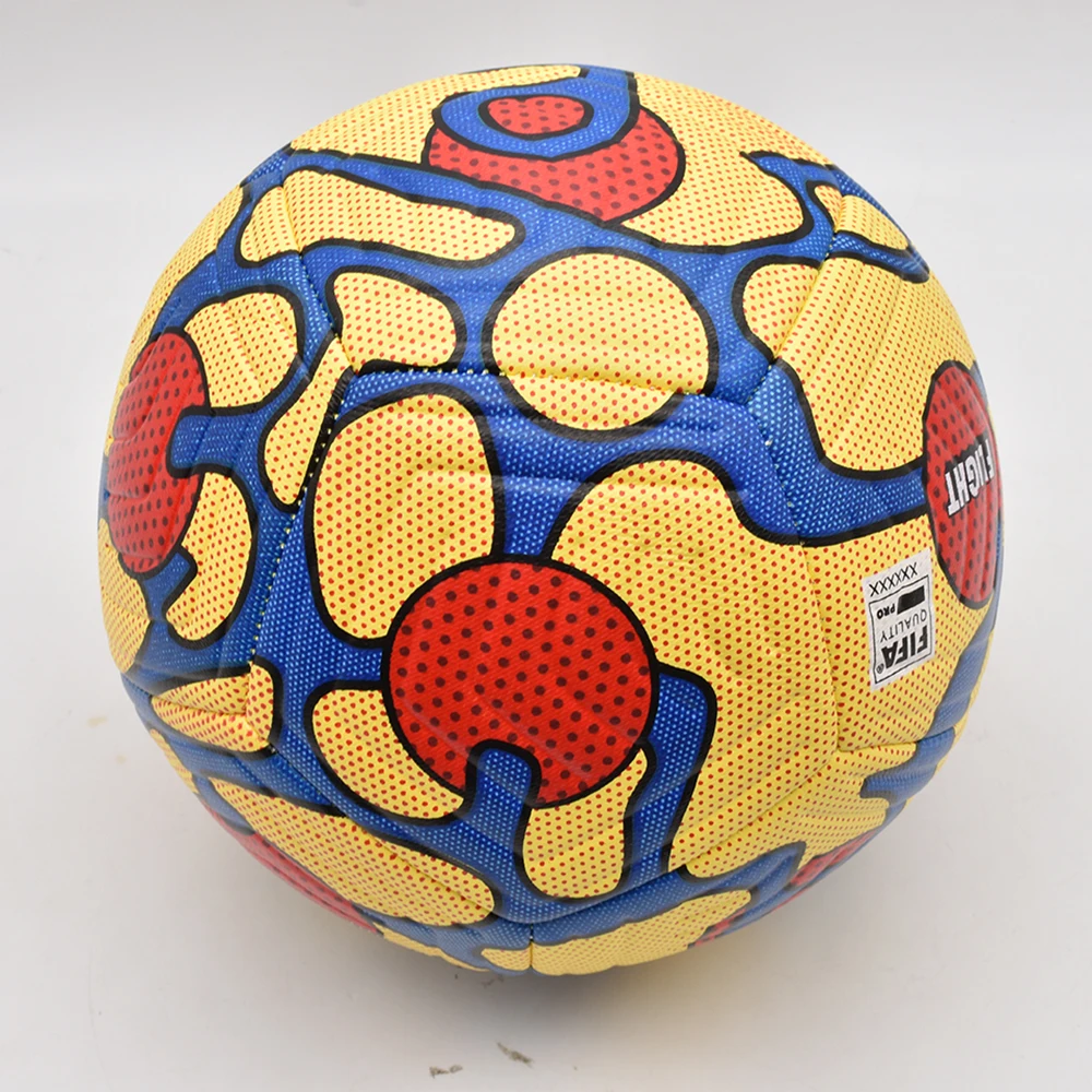 

Newest Soccer football footy training ball Size 5 PU Indoor football Match ball outdoor football for men women