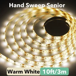 Touch-Activated Dimmable LED Strip Light - USB-Powered Flexible Lighting (Warm White 3m)
