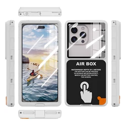 Ultimate Waterproof, Dustproof, and Shockproof Phone Case - Pc + tpu (White)