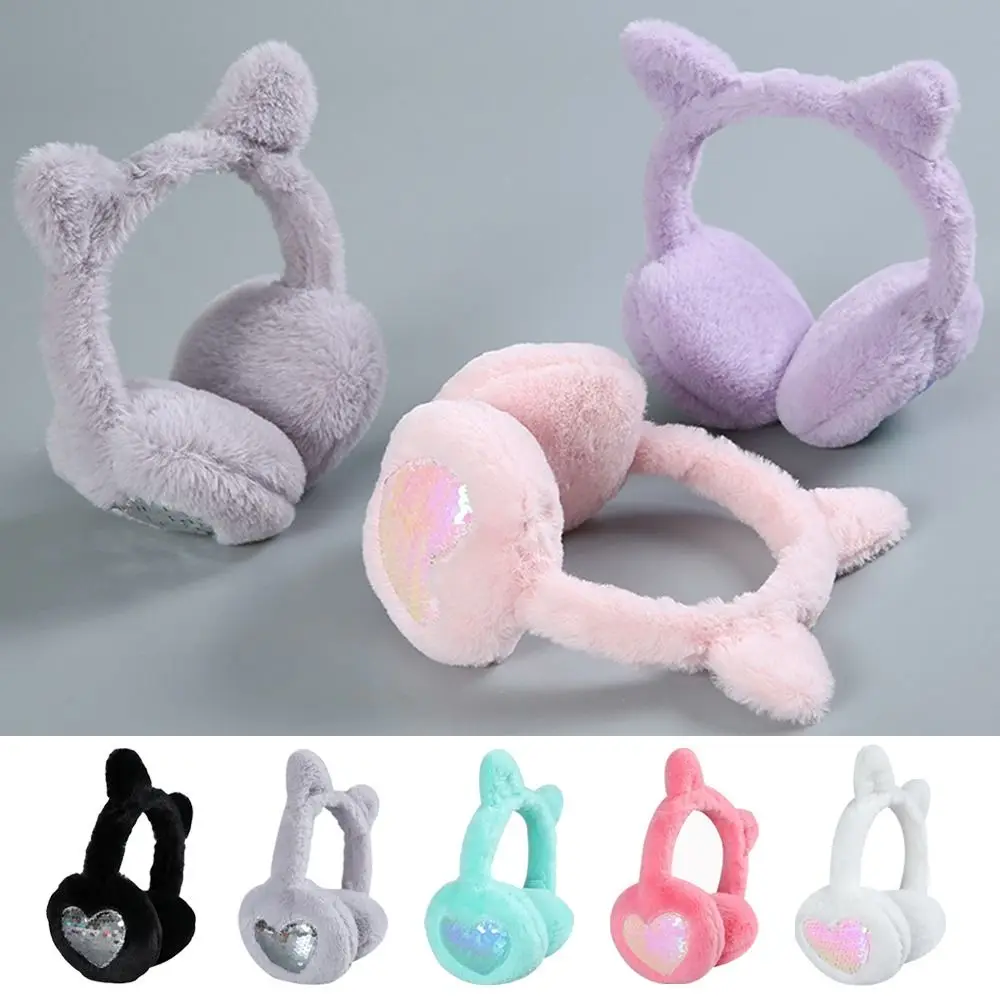 

Women Cosy Fluffy Soft Plush Ear Warmer Ear Muffs Warm Earflaps