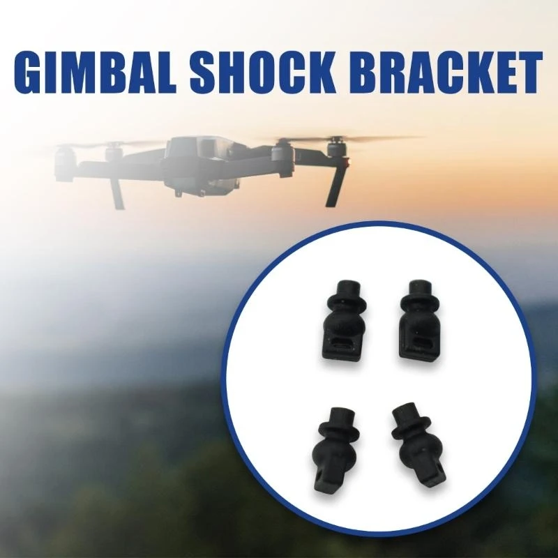 462b 4 개의 고 탄성 덩어리 팩 UAV 드론을위한 고무 댐퍼 흡수기 고무 댐퍼