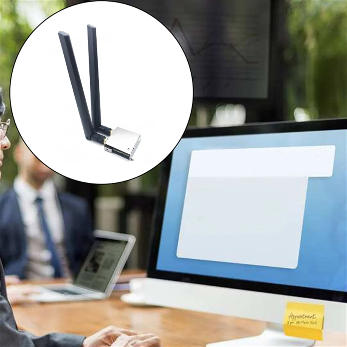 Y99A 무선 WiFi 카드 WiFi 이동 WiFi6 BT5.0 2400Mbps 네트워크 어댑터 카드 AX201 2400M P9JB