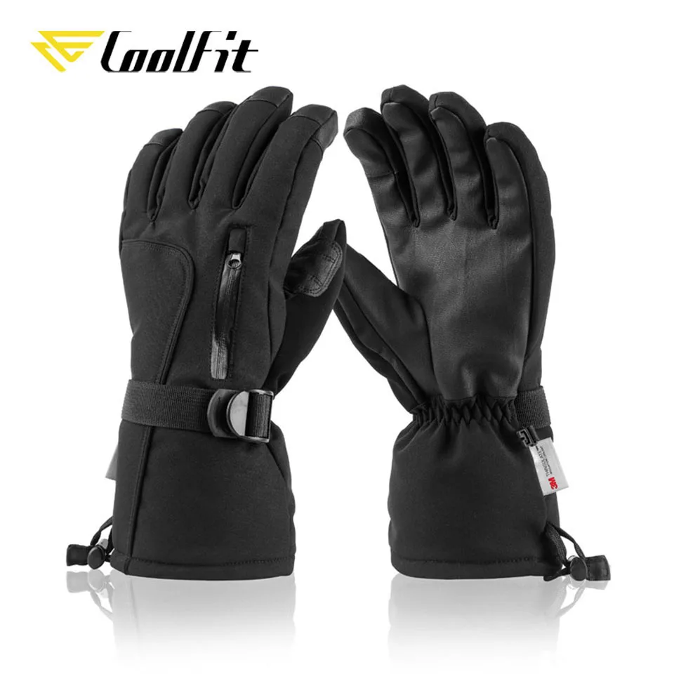 CoolFit 스키 장갑, 터치 스크린 기능이 있는 방수 장갑, 스노우보드 보온 장갑, 따뜻한 스노모빌 스노우 장갑, 남녀공용