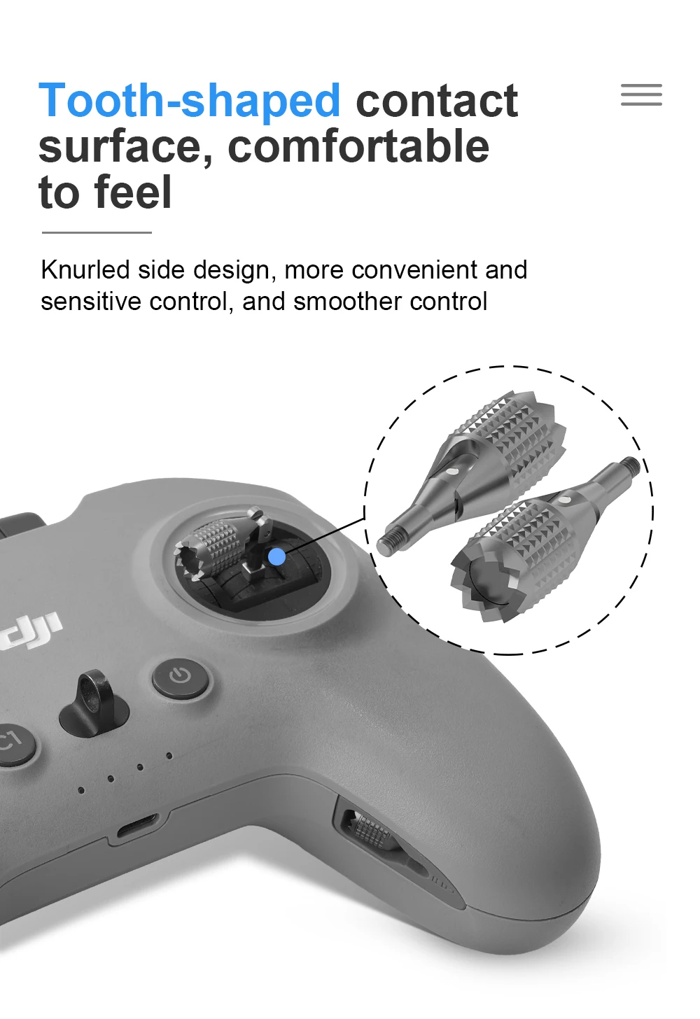 Extended Joystick Thumb Stick Rocker For FPV 3/2 Remote Control RC Pro Avata 2/