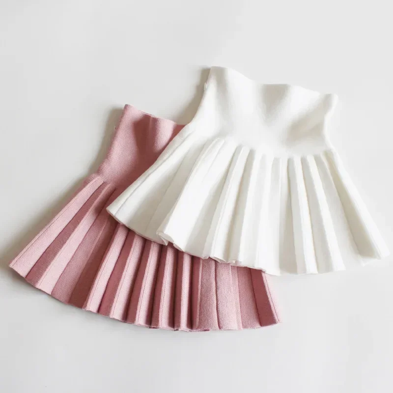 Baby Girls Knit Pleated Tutu Skirt 4