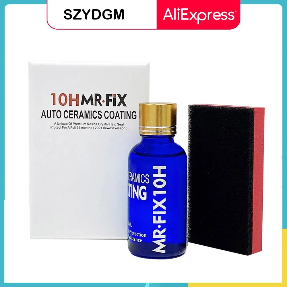 

30ml 10H With Box Anti-Scratch Auto Ceramic Glass Coat Liquid Hydrophobic Paint Care Polish Coating For Car Styling