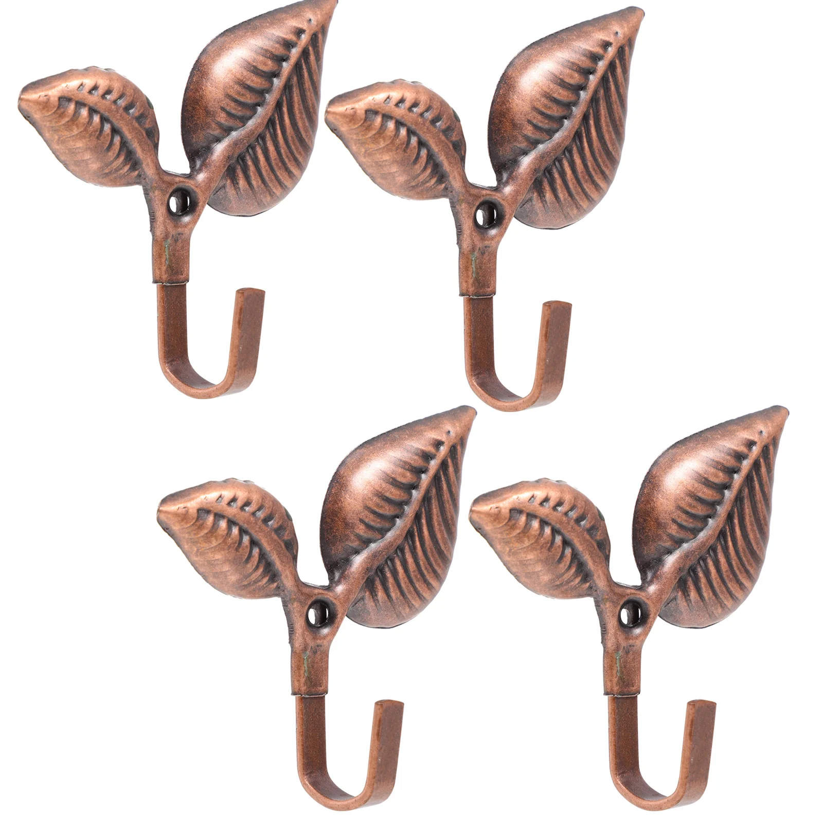 

Iron Hooks Metal Leaf Shape Wall Decoration Hook Wall Mount Coat Hooks Hat Hooks Single Prong Coat Hanger Bedroom