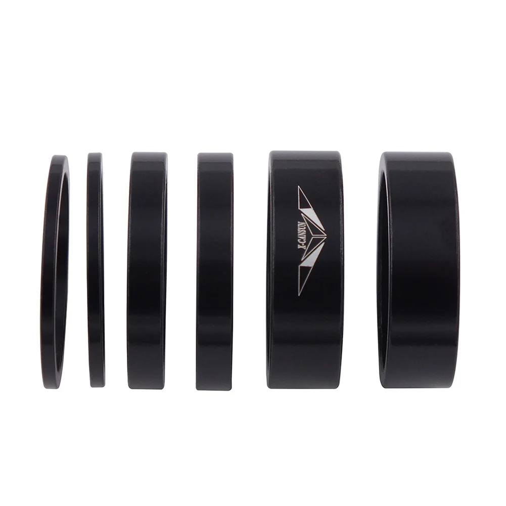 Bicycle Spacer 6pcs/set Aluminum Alloy 2mm 5mm 10mm for 28.6mm Front Fork