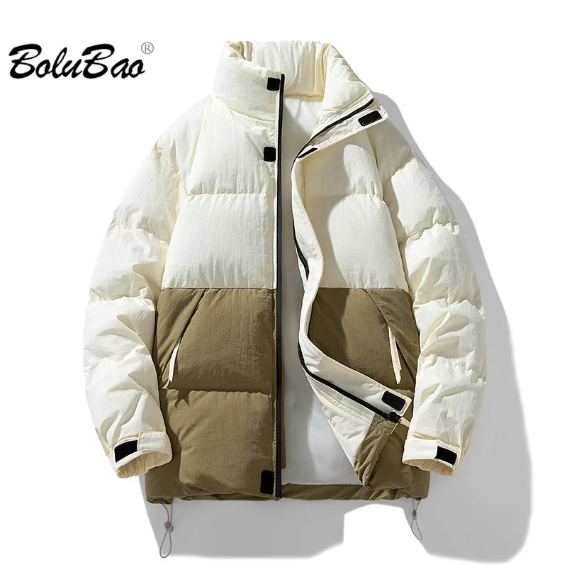 

BOLUBAO 2023 Outdoor Leisure Parker Cotton-Padded Men's Pure Cotton Lamb Coat High Quality Selling Parker Cotton-Padded Men