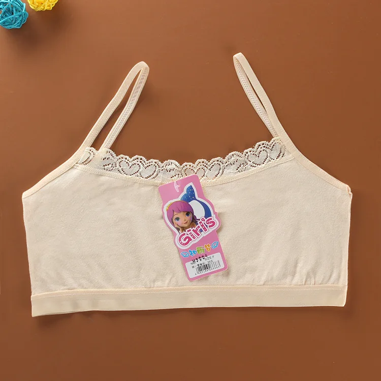 Cotton Braces Bras Girls 7-14 Years Old Lingerie Small Breasts Clothing Tops Children Undergarments training bra cotton bra