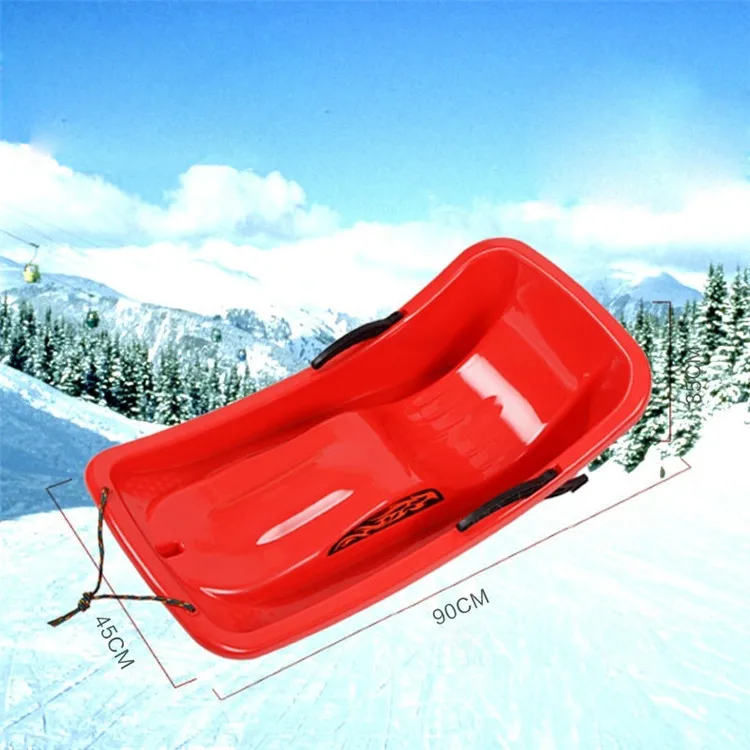 New Trend Winter Outdoor Sports Snow Slider Plastic Snow Sleds for Kids and Adult