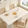 DK805-L Waterproof oil resistant no wash dining table mat tea table mat heat-resistant tea table mat PVC leather desk mat 1