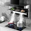 In Stock Home appliance kitchen Large suction top side double suction range hood 7-shaped 1