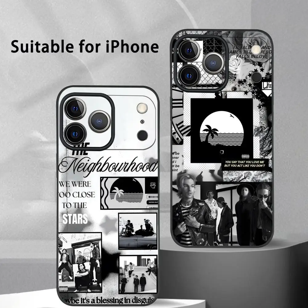 Rock Band Themed Black Frosted Soft Shell Phone Case