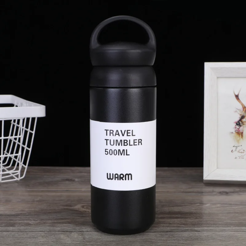 Travel Tumbler Thermos Mug 350/500ML Stainless Steel Double Wall