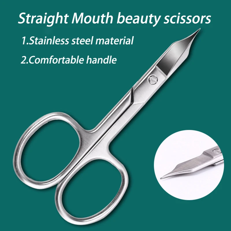 Professional Russian Manicure Stainless Steel Manicure Nail Cuticle Scissors Nail Trimmer Cuticle Remover And Nails Cutter stainless steel scissors manicure scissors beauty scissors