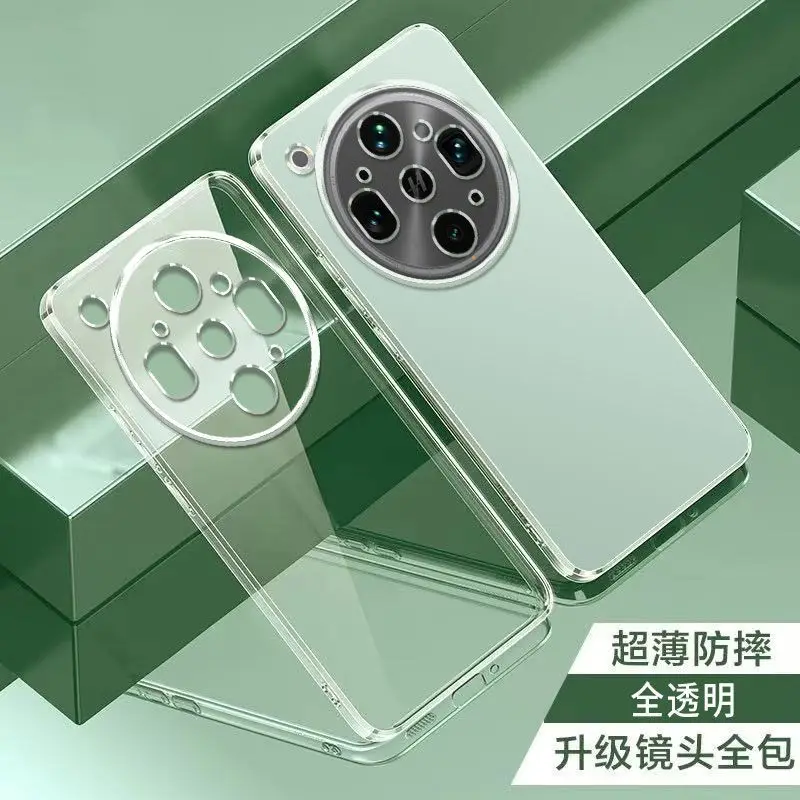 Sleek Plated Silicone Clear Soft Shell Cover - Skin-Friendly Protective Case