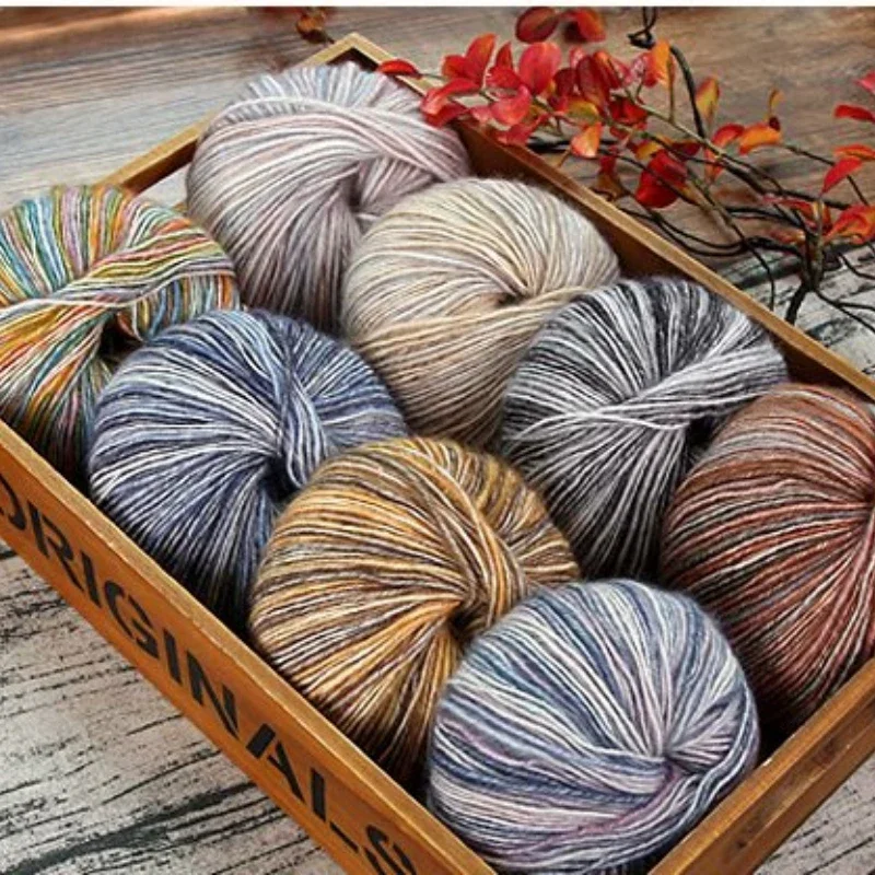 

3pcs 50g/ball Gradient Dyed Baby Special Wool Ball Scarf Wool Handmade DIY Soft Cotton Yarn Ball Knitting