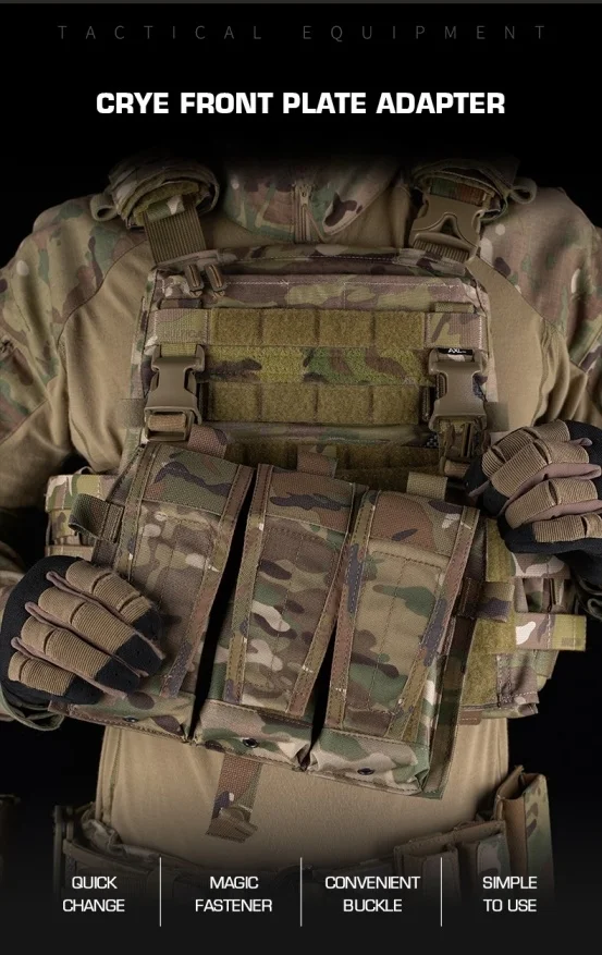 Tank-Top-Erweiterungspanel CRYE-Frontplatten-Adapterzubehör, praktisches Schnallendesign für einfachen Austausch – Detail 1