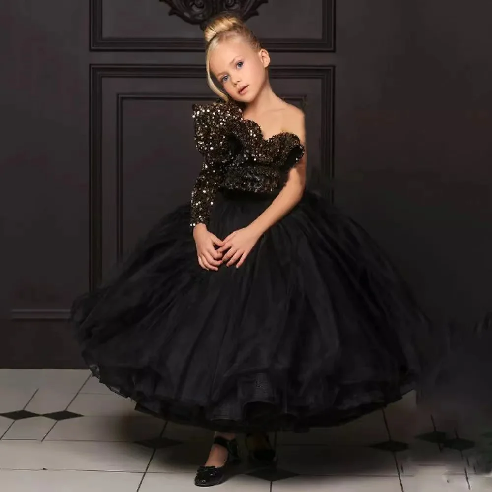 Children's Birthday Puffy Princess Dress Flower Girl Wedding Dress