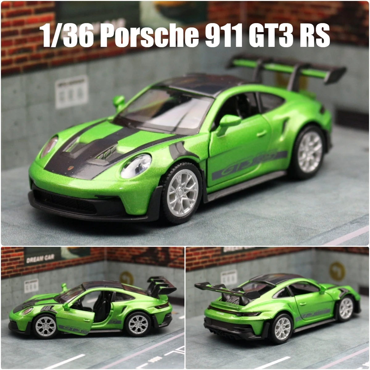 ポルシェ　車模型 SP.1705 1/10RC ポルシェ 911 GT3 (992) スペアボディセット: RC