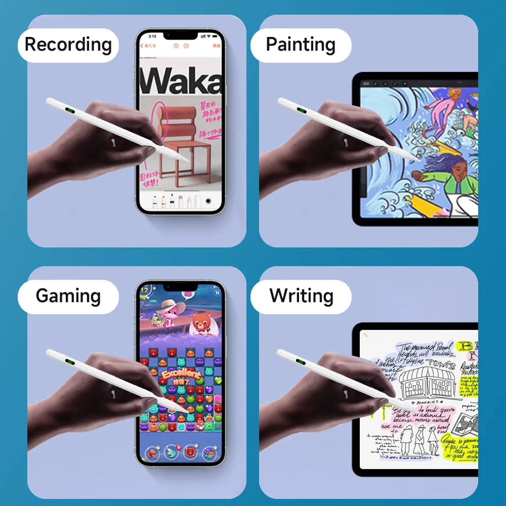 Universal Stylus Touch Screen Pen Apple Samsung Huawei Xiaomi Ipad Pro ar Android Todas as Telas Capacitivas - Imagem 3