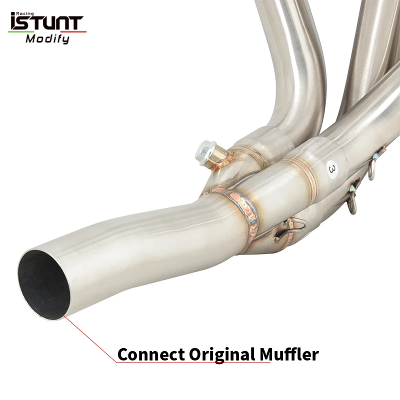 For TRIUMPH DAYTONA 675 675 R 2013 - 2017 Motorcycle Exhaust Full System Front Link Pipe Espace Moto Connect Original Muffler - Image 6