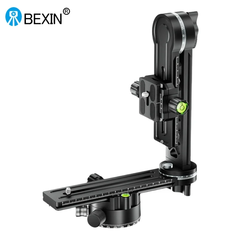BEXIN GH-720A Tripod Panoramic Head Professional Equipment Starry Sky Shooting Max load 10KG and ARCA SWISS Compatible