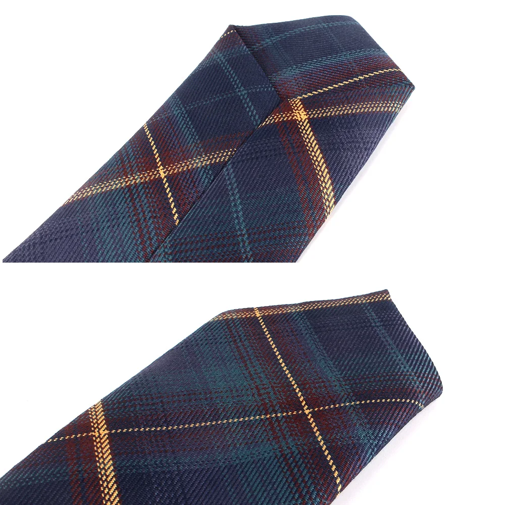 Skinny Ties For Men Women Casual Plaid Necktie Suits Boys Girls Ties Slim Men Necktie Gravatas Simple Lazy person Student Tie Neck ties