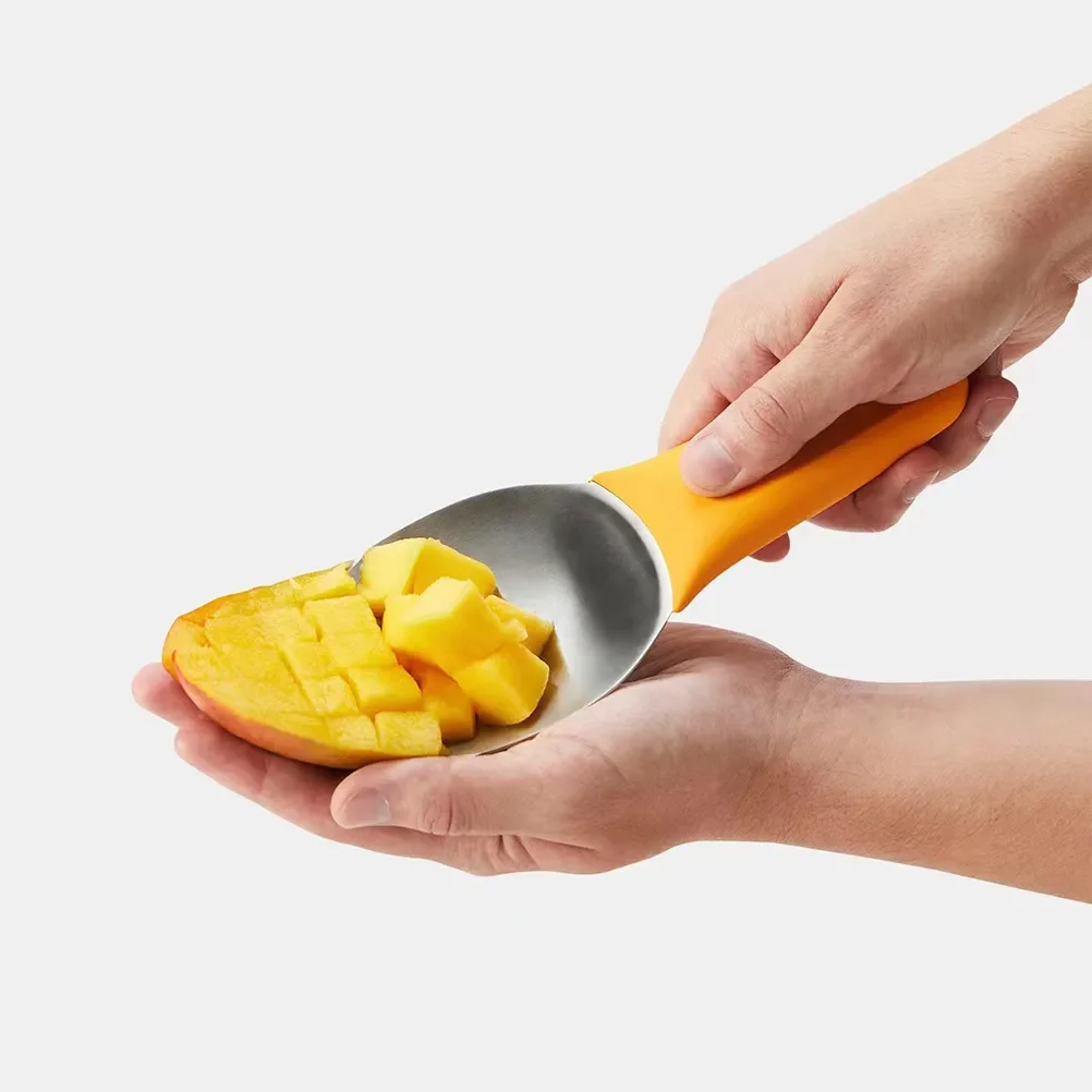 

Mango Slicer Fruit Pulp Separator Multifunction Dual Head -Mango Corer- Mango Papaya Pitaya Corer Tool - Fruit Corers Tool