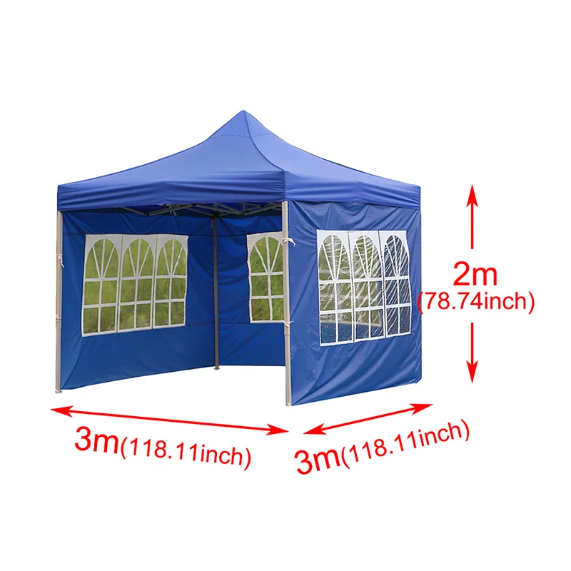 Description Picture 2 of itemWear Resistant with Window Foldable Outdoor Patio Sun Shelter Tent Camping Supply Tent Side Cloth Camping Tent