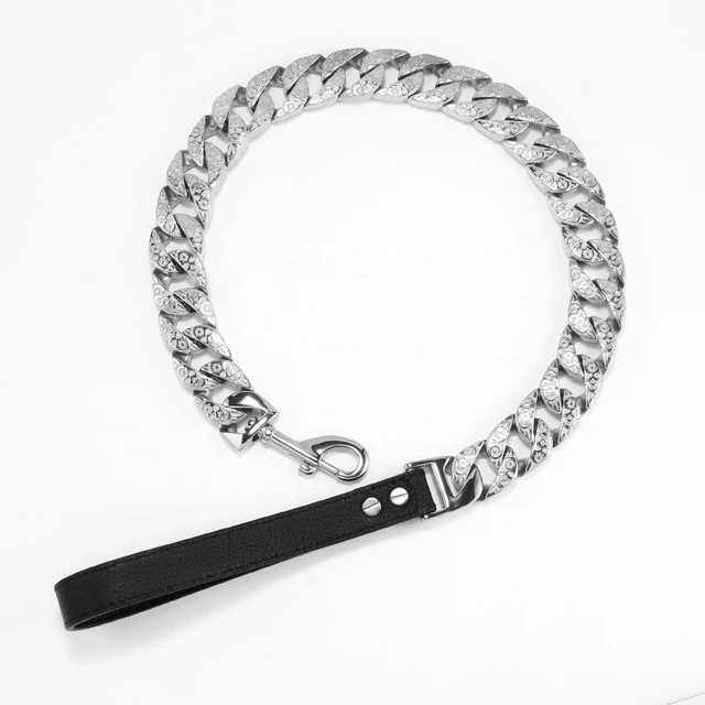 Silver Dog Leash