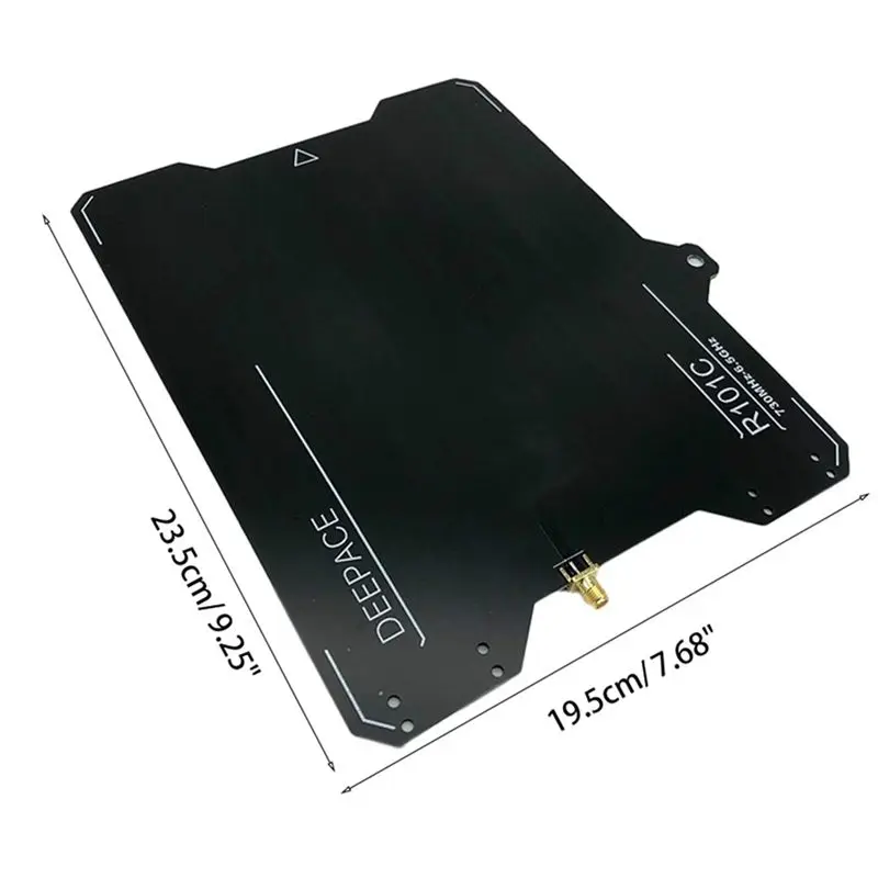 M67K-액세서리 1개 안테나 고내구성 R101C 730Mhz-6.5Ghz 7Dbi Ads-B UWB 안테나 광대역 지향성 안테나 23X22.5Cm 블랙