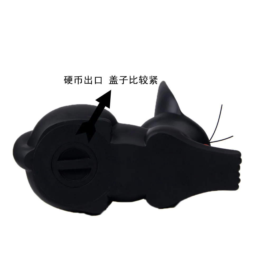 Black Cat Unbreakable Money Box Japanese Piggy Bank For Kids Moneybox Collectible Ornaments Black Cat Money Saving Piggy Bank